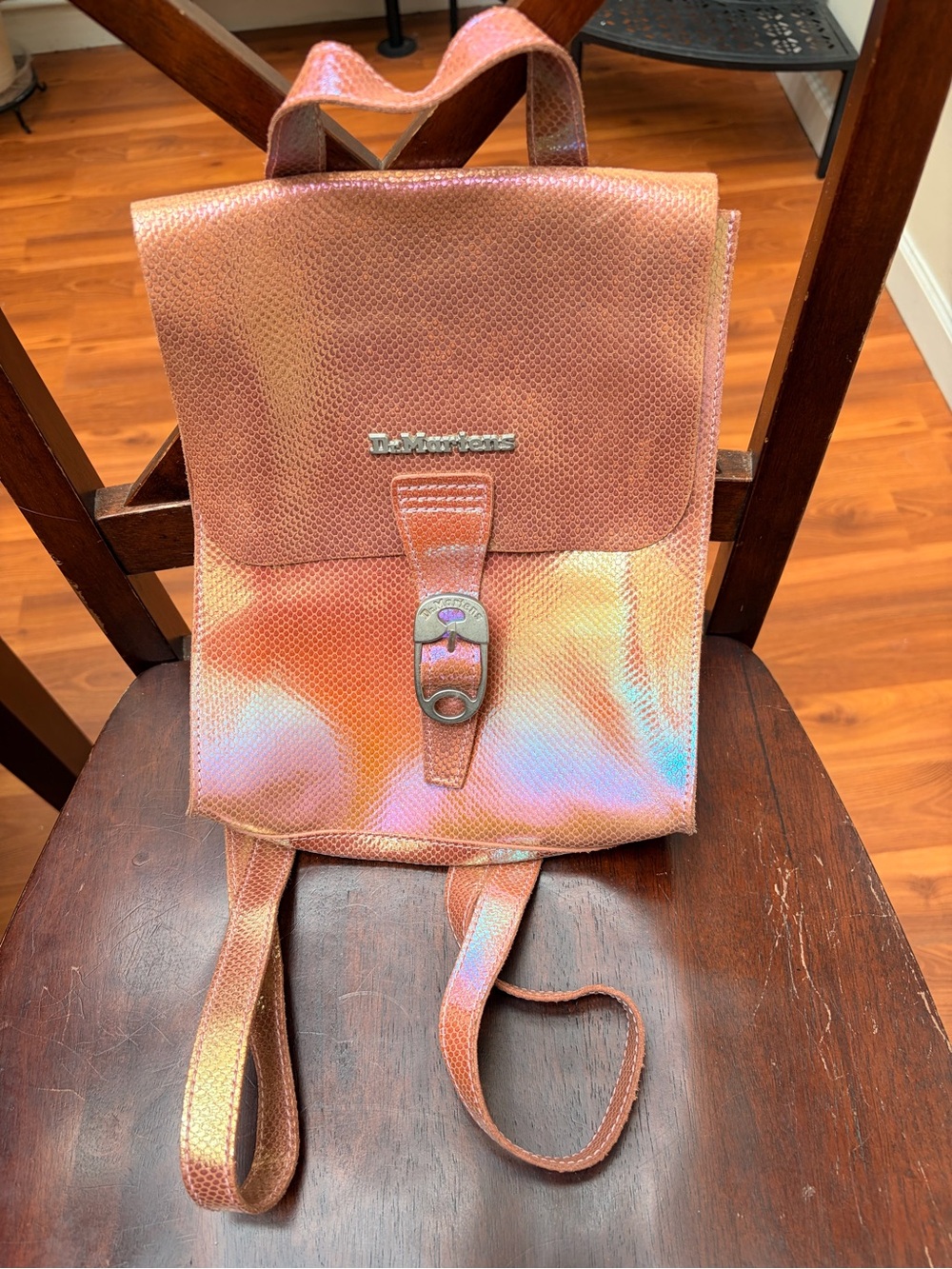 Doc Marten iridescent backpack retired